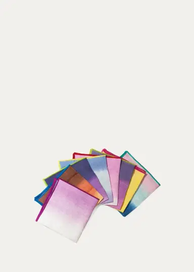 Emily P. Wheeler Pacific Hand-Dyed Linen Dinner Napkins, Set of 8 | Thumbnail 3