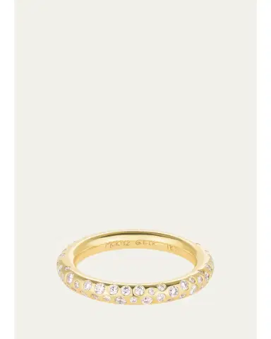 MORITZ GLIK 18K Yellow Gold Circo Gala Band with Diamonds | Thumbnail 1