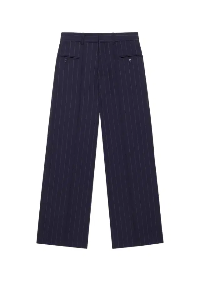 WE-AR4 The Avenue Pinstriped Wide-Leg Pants