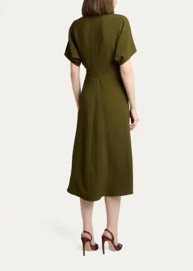 Victoria Beckham Eleanor A-Line Midi Dress | Thumbnail 3