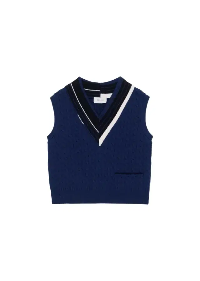 WE-AR4 The Retro Cable-Knit Wool Vest