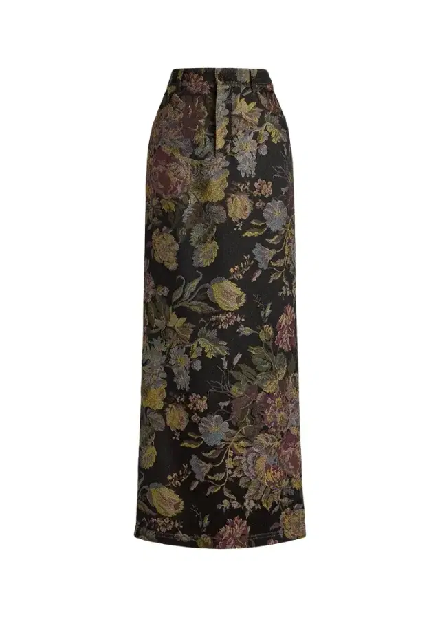 Ralph Lauren Collection Fontaine Floral Jacquard Maxi Skirt
