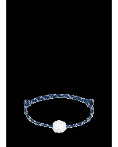 Zoë Chicco Medium Baroque Pearl Paracord Bracelet, Blue | Thumbnail 2