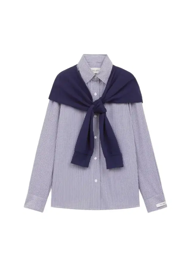 WE-AR4 The Sloane Striped Poplin & Pique Shirt