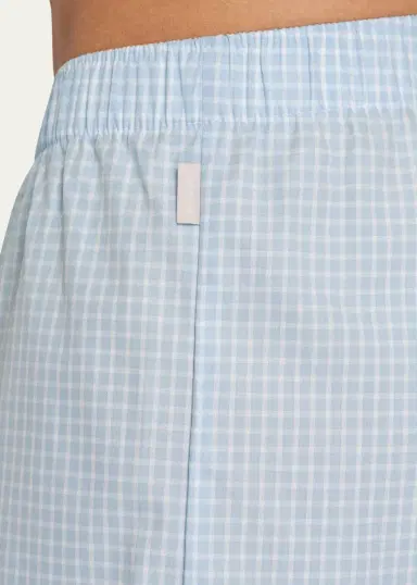 Hanro Men's Fancy Woven Cotton Boxers | Thumbnail 5