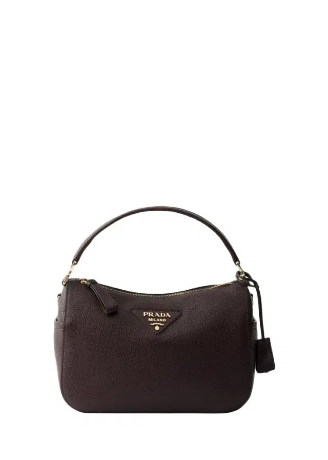 Prada Grain Leather Top-Handle Bag
