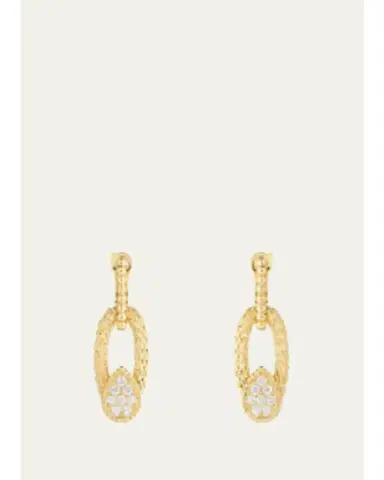 Boucheron Serpent Bohème 18K Yellow Gold & 0.64 TCW Diamond Oval-Link Drop Earrings | Thumbnail 1 Boucheron Serpent Bohème 18K Yellow Gold & 0.64 TCW Diamond Oval-Link Drop Earrings | Thumbnail 1