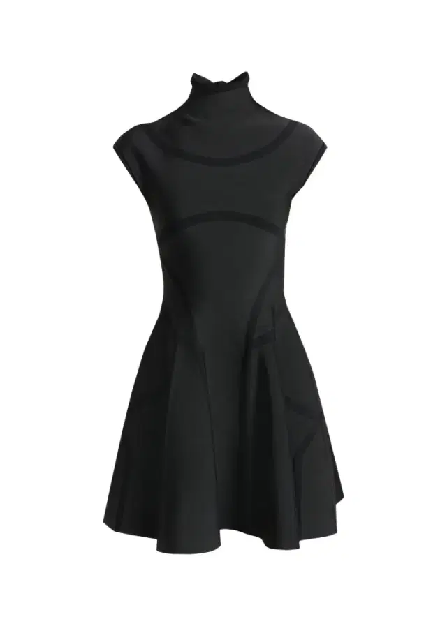 Alexander McQueen Volume Fit & Flare Mini Dress