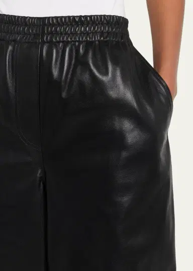 Simkhai Corrine Leather Pull-On Pants | Thumbnail 5
