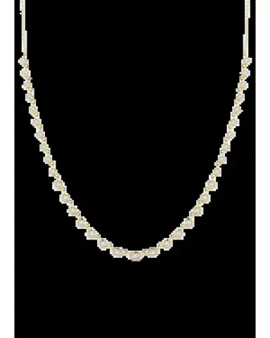 Jade Trau 18K Yellow Gold Small Maverick Diamond Riviera Necklace | Thumbnail 2