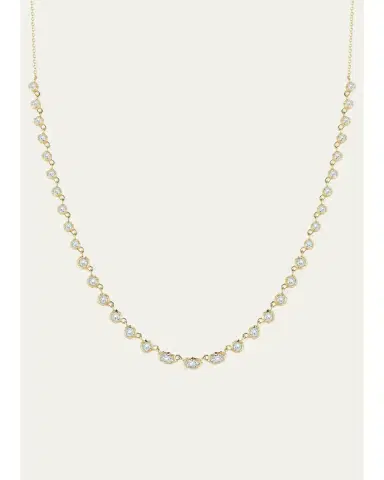 Jade Trau 18K Yellow Gold Small Maverick Diamond Riviera Necklace | Thumbnail 1