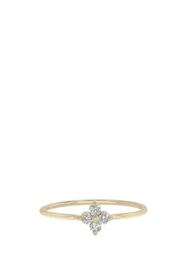 Zoë Chicco 14K Diamond Quad Ring | Thumbnail 1