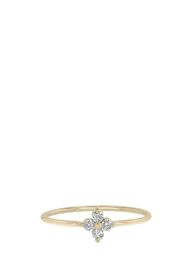 Zoë Chicco 14K Diamond Quad Ring