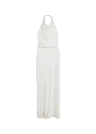 Simkhai Reannon Draped Satin Halter Gown | Thumbnail 1