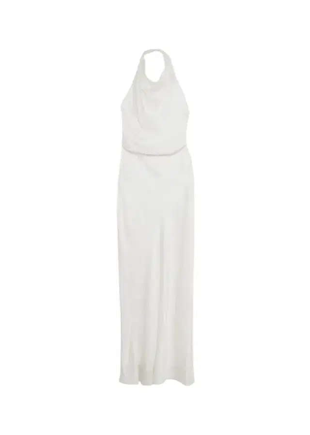 Simkhai Reannon Draped Satin Halter Gown