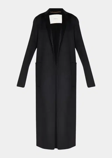 Adam Lippes Zibelline Open-Front Cashmere Midi Coat | Thumbnail 5