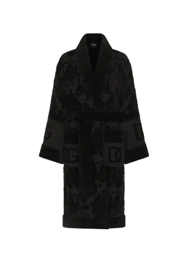 Dolce & Gabbana DG Logo Jacquard Bathrobe | Thumbnail 1