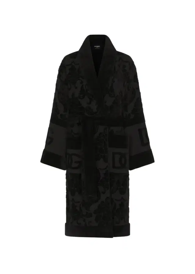 Dolce & Gabbana DG Logo Jacquard Bathrobe