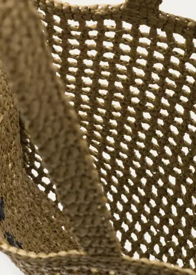 Prada Logo Crochet Tote Bag | Thumbnail 5 Prada Logo Crochet Tote Bag | Thumbnail 5