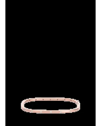 MORITZ GLIK 18K Rose Gold Core Stacking Bangle with Diamonds | Thumbnail 2