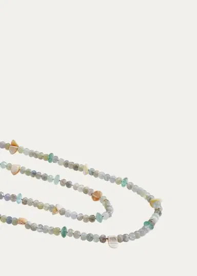 Ileana Makri 18K Grey Sapphire Beaded Long Necklace, 60"L | Thumbnail 2