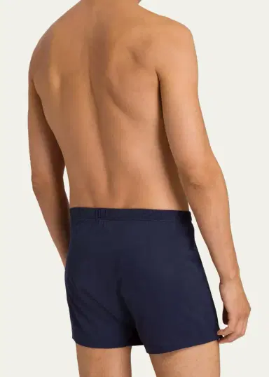 Hanro Men's Sporty Mercerized Cotton Boxers | Thumbnail 3