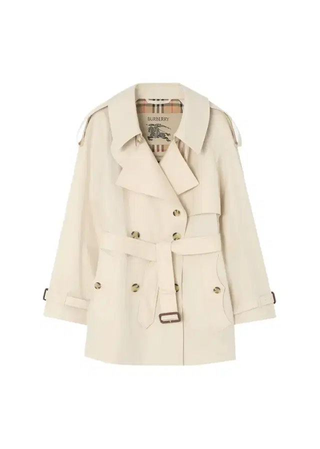 Burberry Fitzrovia Tropical Gabardine Short Trench Coat