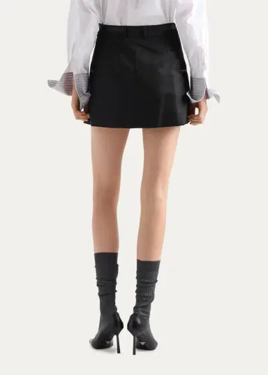 Prada Belted Mini Skirt | Thumbnail 3 Prada Belted Mini Skirt | Thumbnail 3