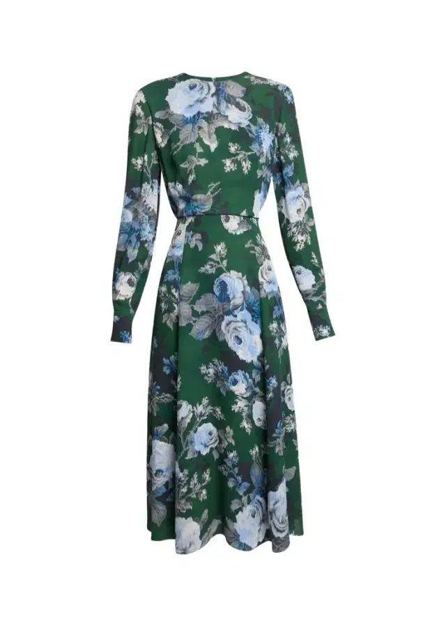 Erdem Floral Crepe A-Line Midi Dress