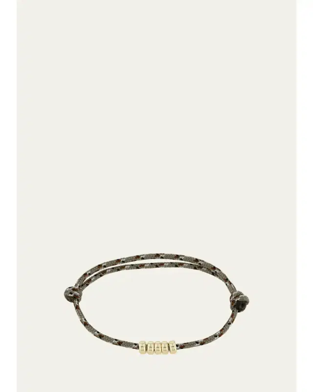 Zoë Chicco 14K Gold Rondelle Bead Paracord Bracelet