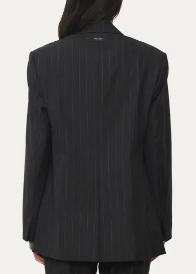 WE-AR4 The Diana Pinstriped Single-Breasted Blazer | Thumbnail 3 WE-AR4 The Diana Pinstriped Single-Breasted Blazer | Thumbnail 3