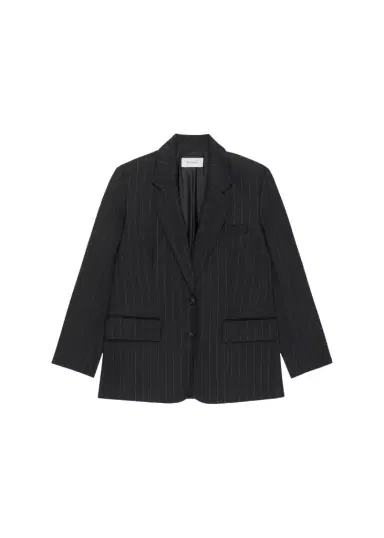 WE-AR4 The Diana Pinstriped Single-Breasted Blazer | Thumbnail 1 WE-AR4 The Diana Pinstriped Single-Breasted Blazer | Thumbnail 1
