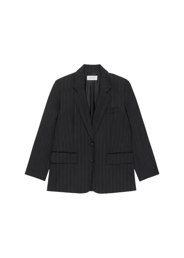 WE-AR4 The Diana Pinstriped Single-Breasted Blazer