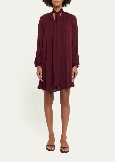 Simkhai Isobel Silk Mini Dress | Thumbnail 2 Simkhai Isobel Silk Mini Dress | Thumbnail 2