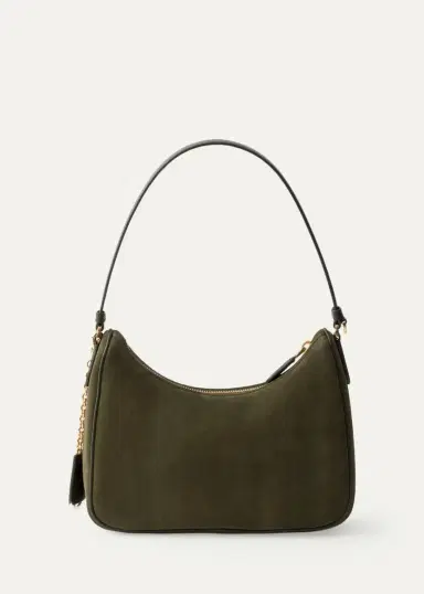 Prada Re-Edition 2005 Mini Suede Shoulder Bag | Thumbnail 2