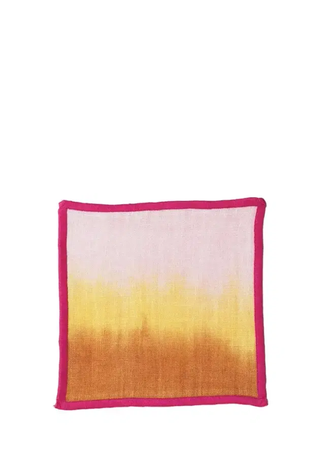 Emily P. Wheeler Dusk Hand-Dyed Linen Cocktail Napkins, Set of 8