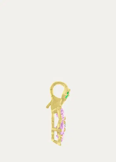 Paul Morelli Wild Child Charm with Diamonds, Pink Sapphires and Tsavorite | Thumbnail 2