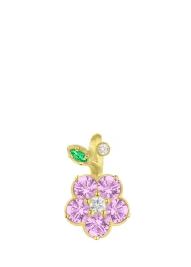 Paul Morelli Wild Child Charm with Diamonds, Pink Sapphires and Tsavorite | Thumbnail 1