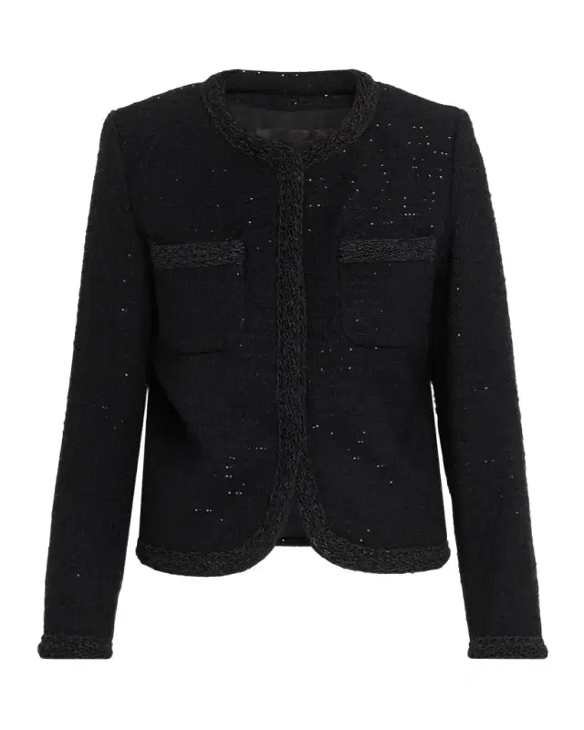 Fabiana Filippi Sequin Tweed Jacket
