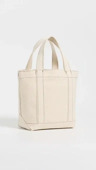 Favorite Daughter The Canvas Minnie Tote Natural/Brown One Size | Thumbnail 4