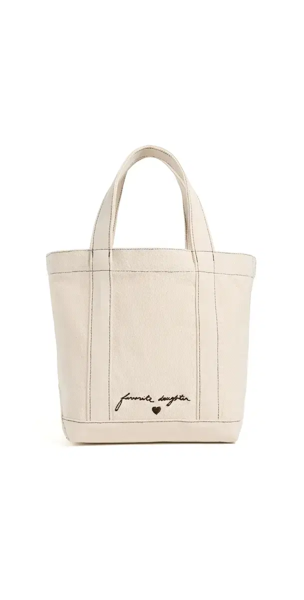 Favorite Daughter The Canvas Minnie Tote Natural/Brown One Size