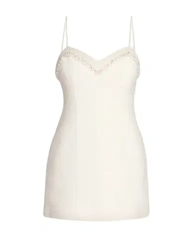 LoveShackFancy Sue Embellished Wool-Blend Mini Dress | Thumbnail 1