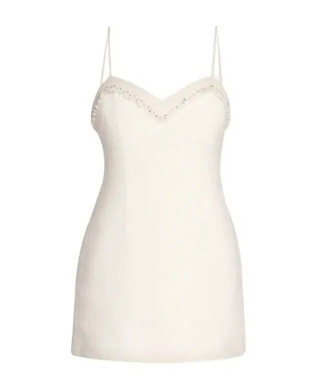 LoveShackFancy Sue Embellished Wool-Blend Mini Dress