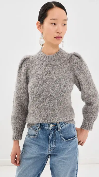 Isabel Marant Emma Sweater Grey | Thumbnail 2