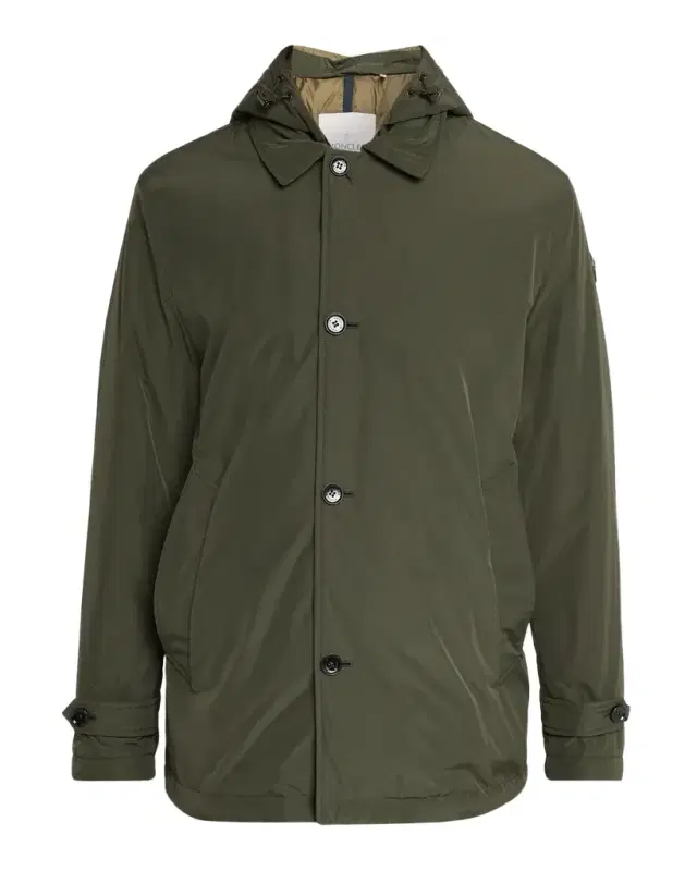 Moncler Men's Evrine Short Hooded Down Parka