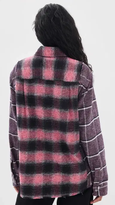 Haikure Arno Double Check Button Down Shirt | Thumbnail 3 Haikure Arno Double Check Button Down Shirt | Thumbnail 3