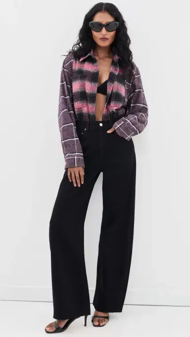 Haikure Arno Double Check Button Down Shirt | Thumbnail 5 Haikure Arno Double Check Button Down Shirt | Thumbnail 5