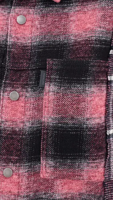 Haikure Arno Double Check Button Down Shirt | Thumbnail 6 Haikure Arno Double Check Button Down Shirt | Thumbnail 6