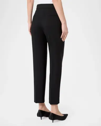 Max Mara Waist Strap Straight-Leg Ankle Trousers | Thumbnail 3