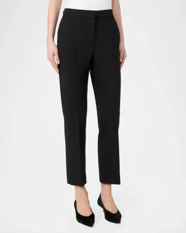 Max Mara Waist Strap Straight-Leg Ankle Trousers | Thumbnail 4